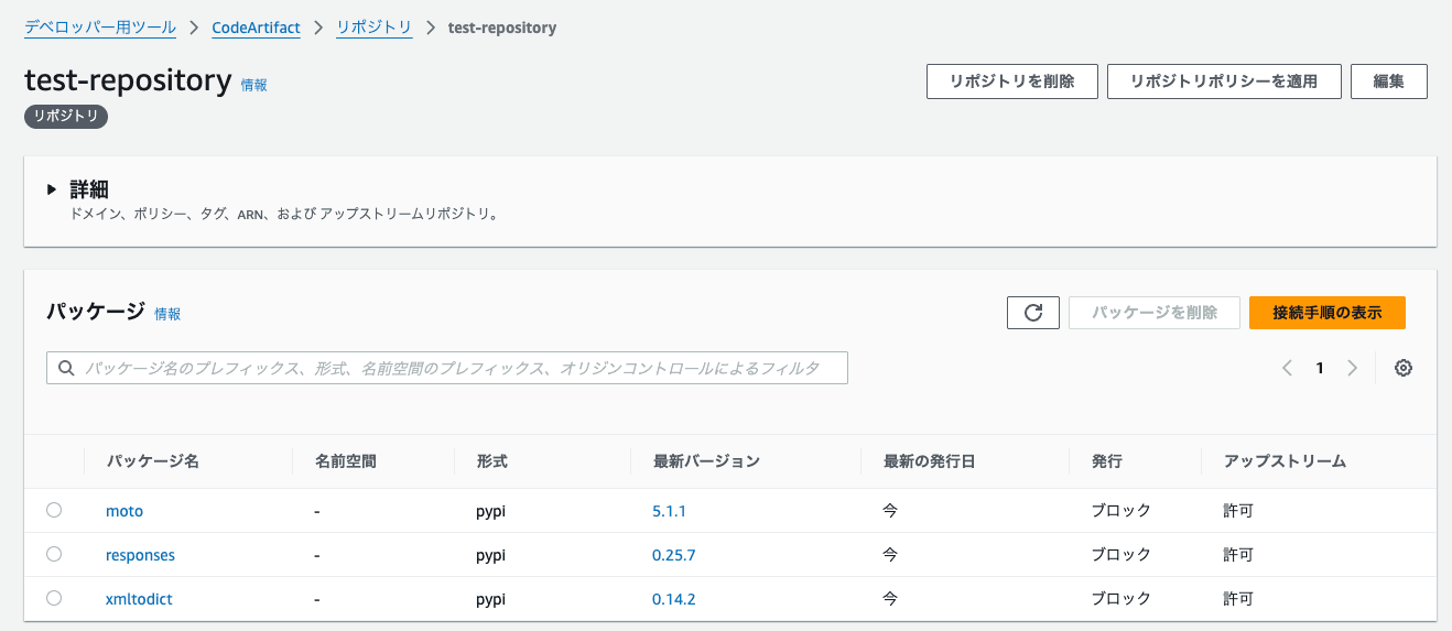 インストールおよび依存関係にあるライブラリ