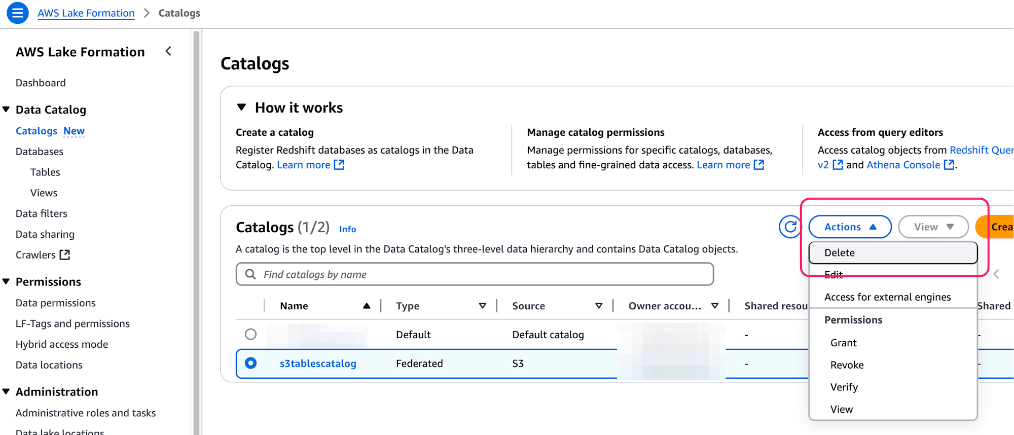 lakeformation_delete_catalog_list