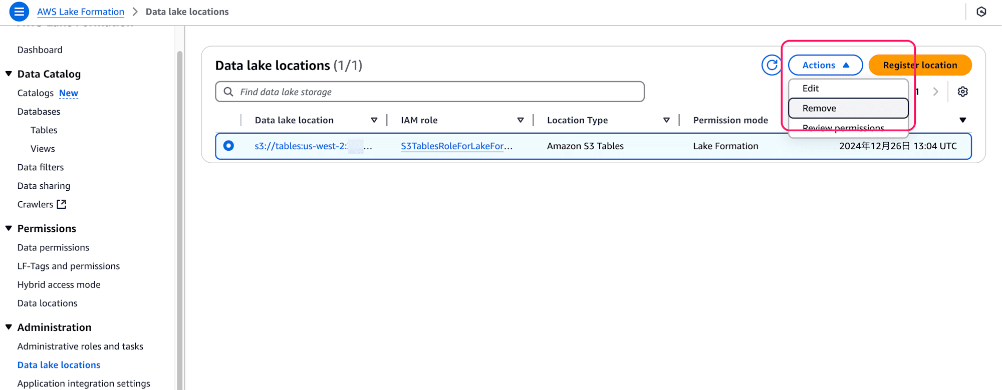 lakeformation_deregister_datalake_location_list