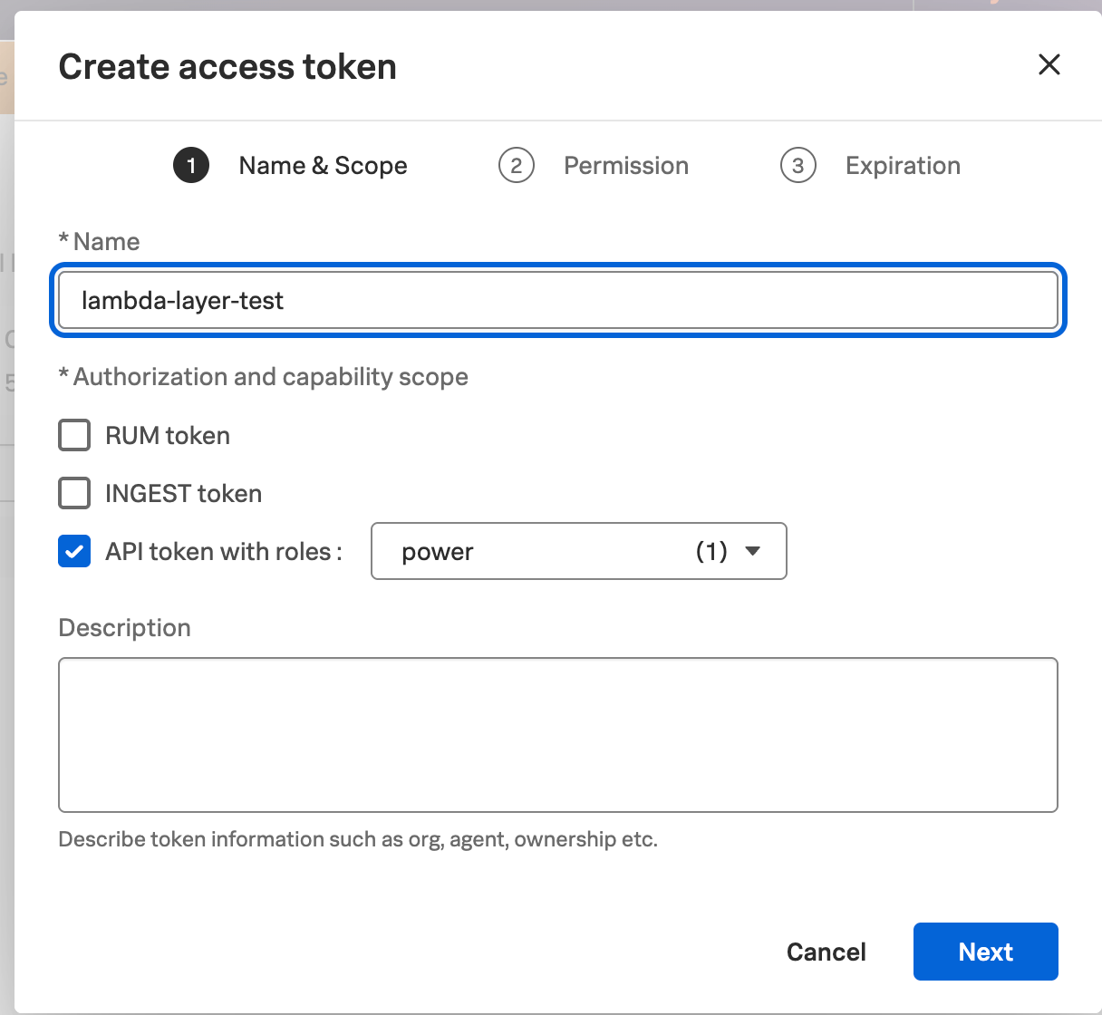 o11y-token-scope