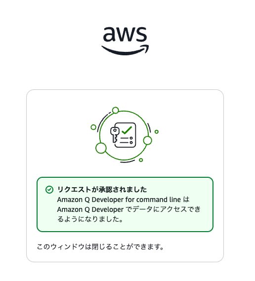 リクエストが承認されました