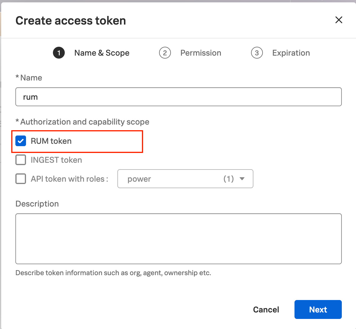 create-rum-token