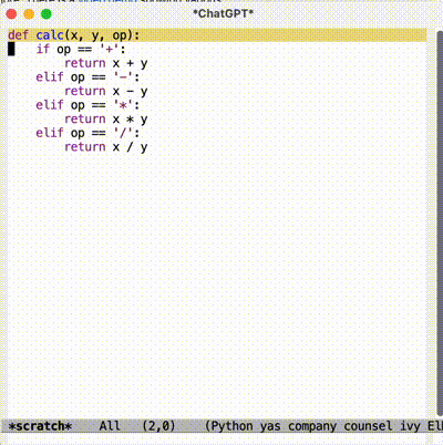 gptel-rewrite-python