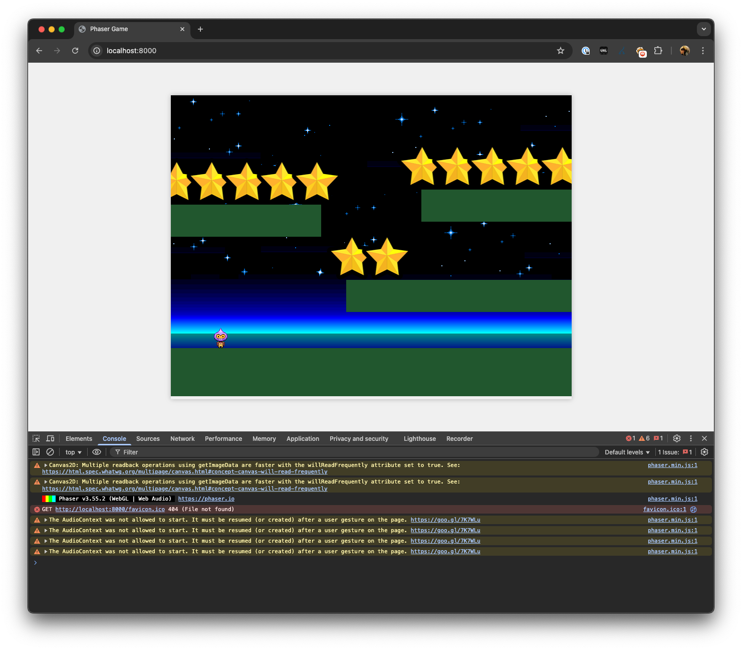amazonq-1st-game-sample-started