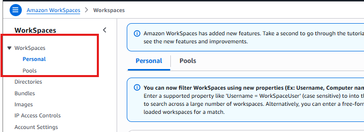 workspaces-personal-pool