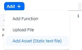 Add Asset