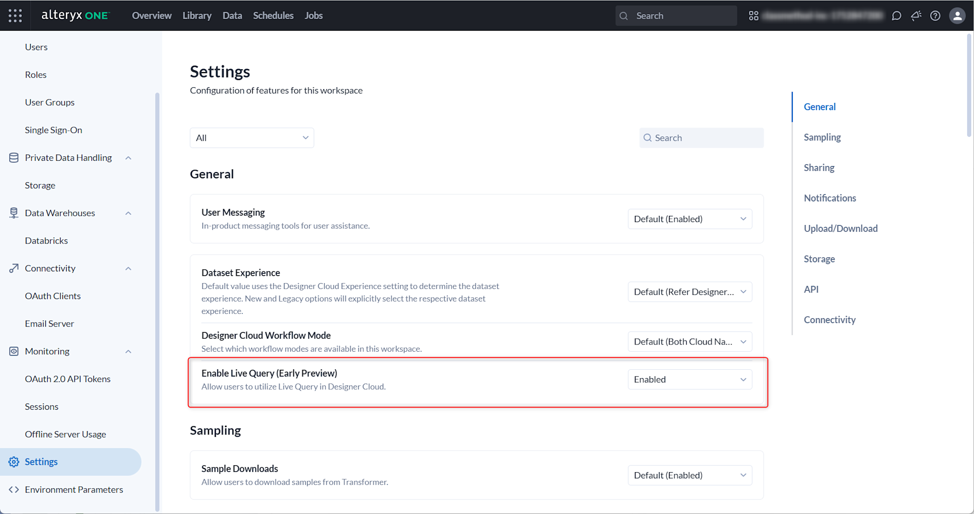 alteryx-one-designer-cloud-livequery-no1