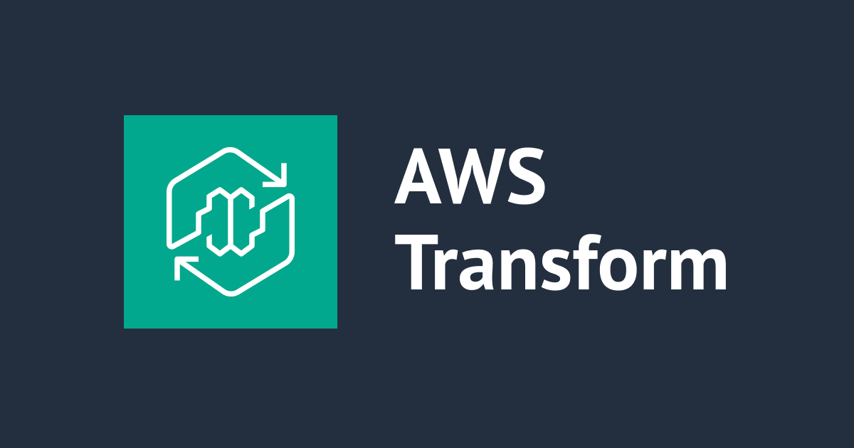 [アップデート] AWS Transform が Azure DevOps をサポートしたので使ってみた