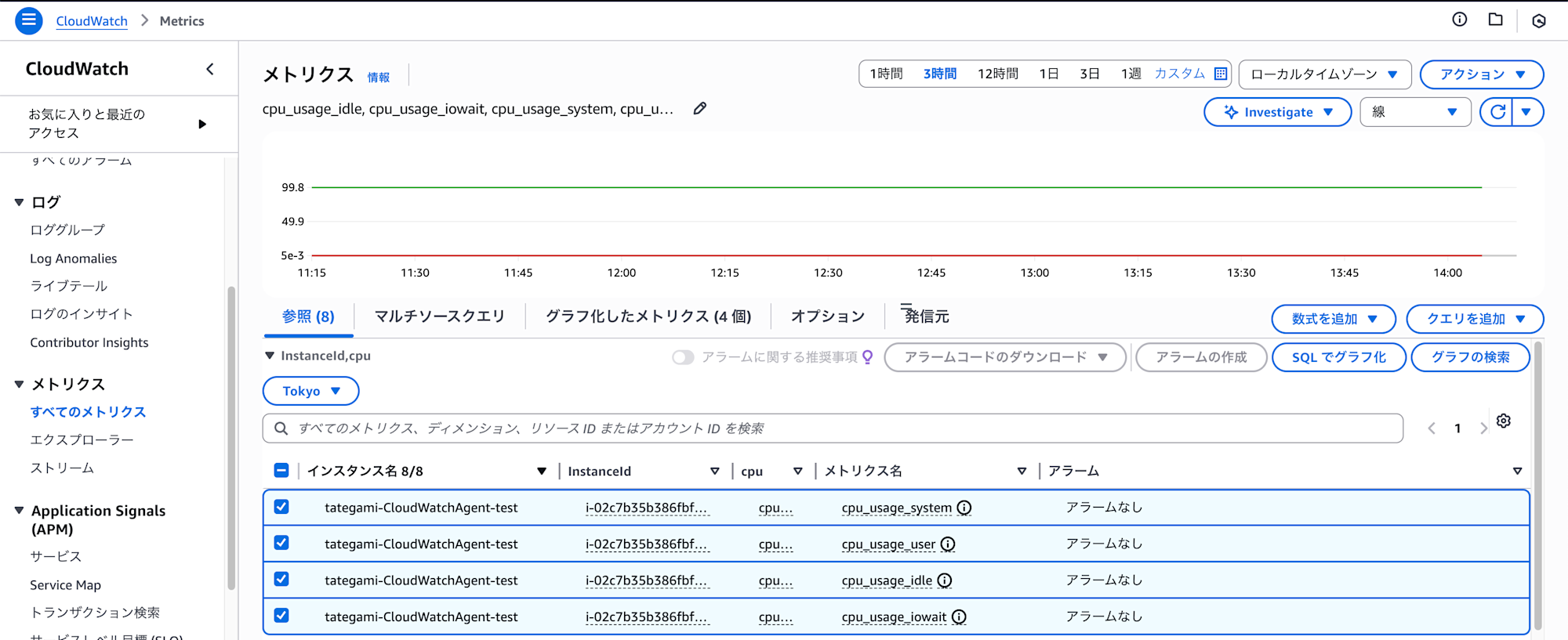 動作確認