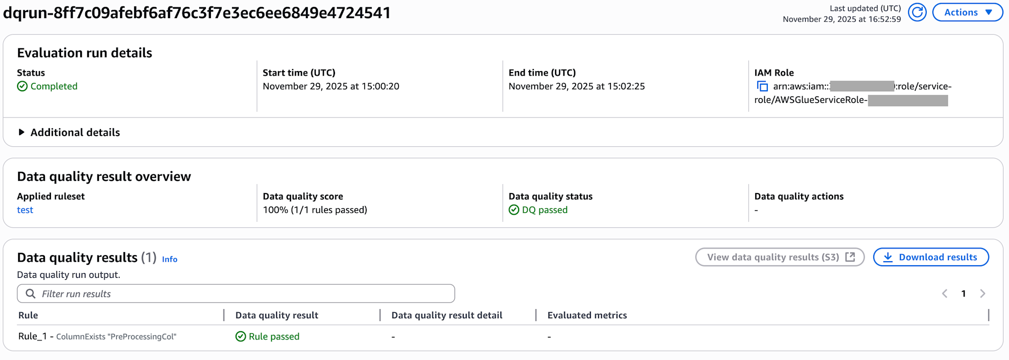 前処理を実行した際は成功する