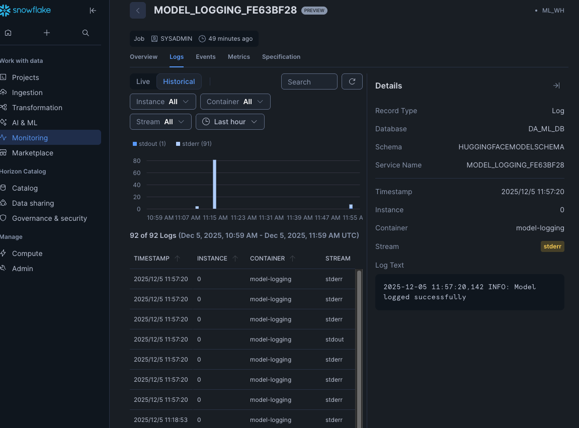 インポートログ