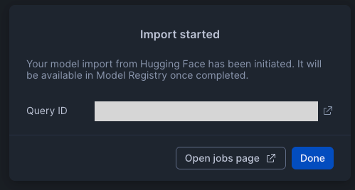 インポート開始