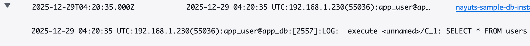 全量スキャン時のログ