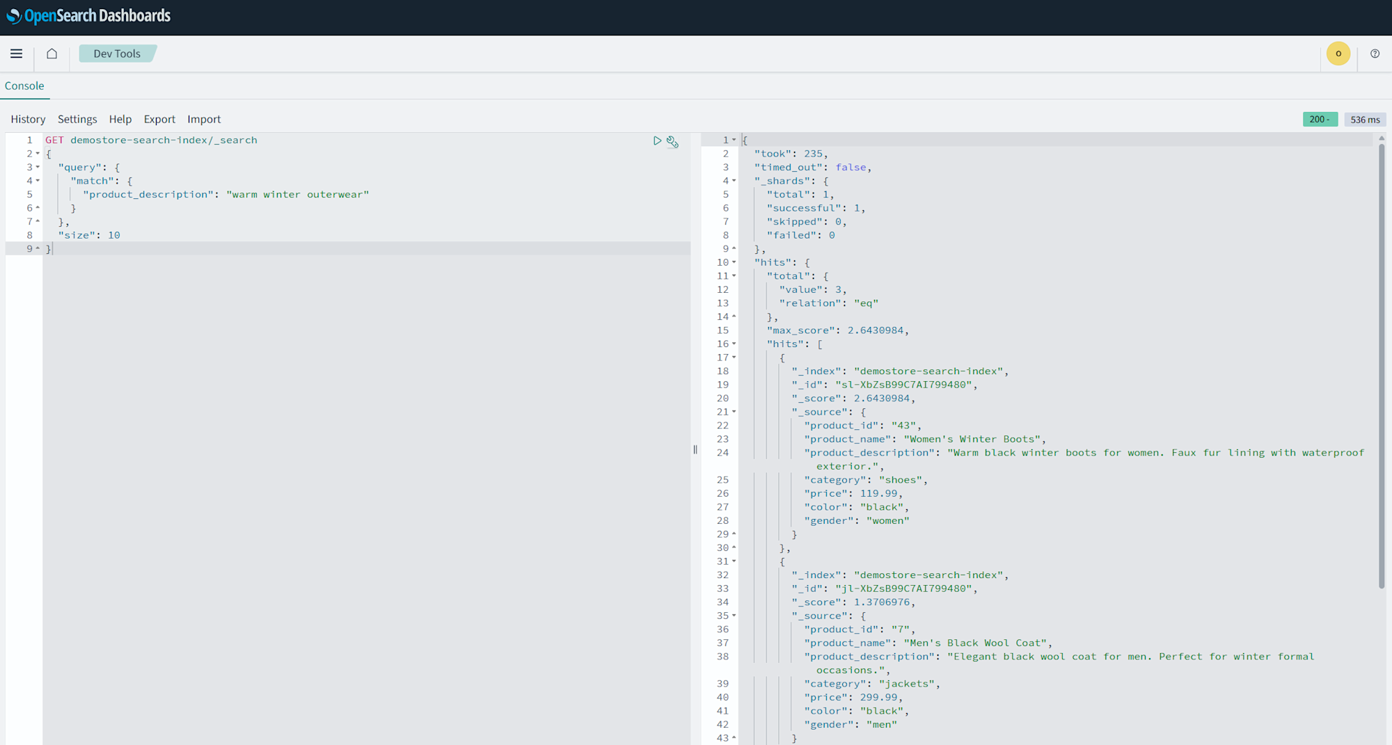 lexical_search_warm_winter