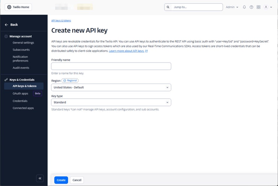 create api key