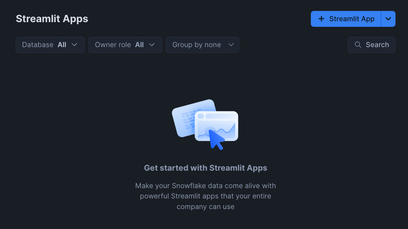 権限がないときのStreamlitアプリ画面