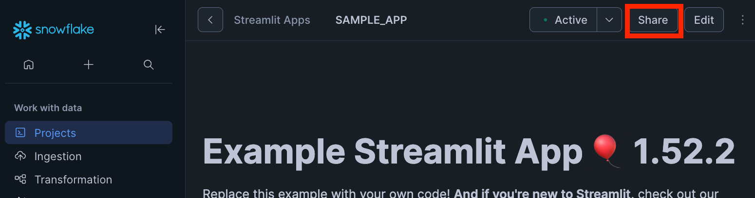 Streamlitアプリからの共有ボタン